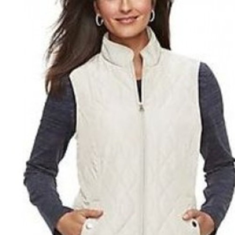 Croft & Barrow Lilac Vest